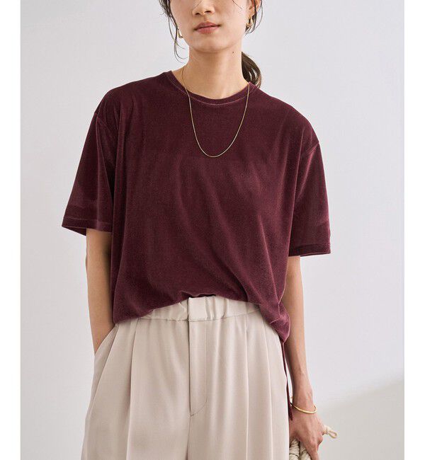 ROPE「シアーベロアTシャツ/イージーケア」|Tシャツ・カットソー|