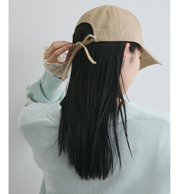 VIS「バックリボンツイルCAP」|キャップ・キャスケット|