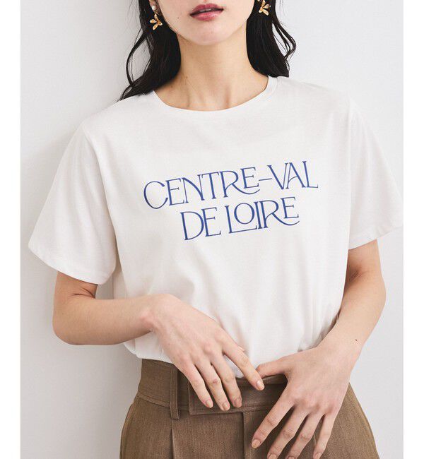 VIS「【接触冷感/洗える】アソートロゴプリントTシャツ」|Tシャツ・カットソー|ホワイト(10)
