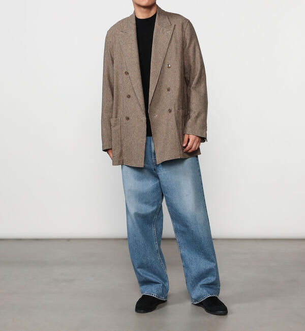  「CHEMISE D'ADAM | 〈別注〉SHIRT JACKET BROWN MEN」|テーラードジャケット|