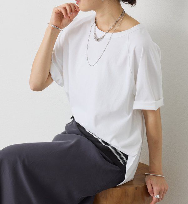  「【Yossshiiii企画/体型カバー】ヴィンテージ天竺ゴブソデTee」|Tシャツ・カットソー|
