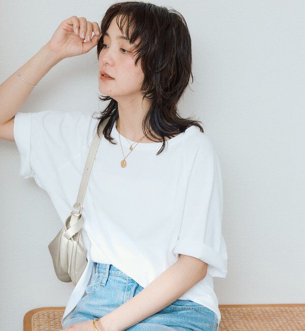  「【Yossshiiii企画/体型カバー】ヴィンテージ天竺ゴブソデTee」|Tシャツ・カットソー|