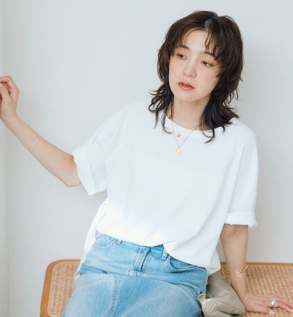  「【Yossshiiii企画/体型カバー】ヴィンテージ天竺ゴブソデTee」|Tシャツ・カットソー|
