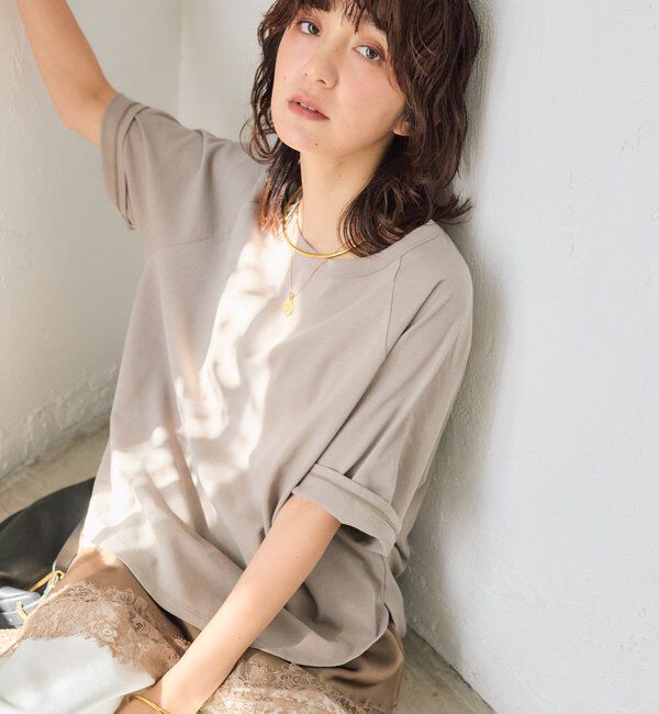  「【Yossshiiii企画/体型カバー】ヴィンテージ天竺ゴブソデTee」|Tシャツ・カットソー|