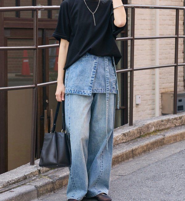  「【Yossshiiii企画/体型カバー】ヴィンテージ天竺ゴブソデTee」|Tシャツ・カットソー|
