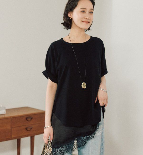  「【Yossshiiii企画/体型カバー】ヴィンテージ天竺ゴブソデTee」|Tシャツ・カットソー|