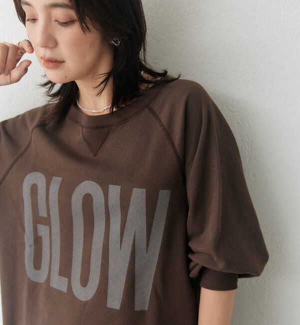  「【Yossshiiii企画】GLOWカットオフスウェット」|Tシャツ・カットソー|ブラウン