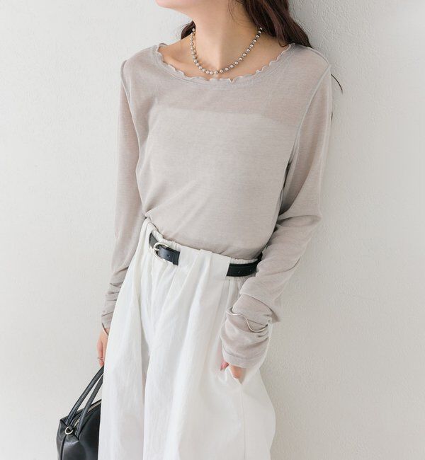  「チュールタグシアーロンT」|Tシャツ・カットソー|