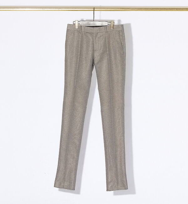 ABAHOUSE「【セットアップ対応】TOP調 カラミ メッシュ ナチュラルストレッチ スラックス」|スラックス|グレージュ