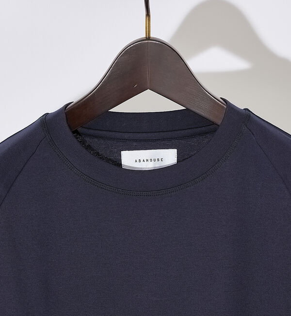 ABAHOUSE「【ロイヤルポンチ】シルクタッチ アトリエTシャツ」|Tシャツ・カットソー|