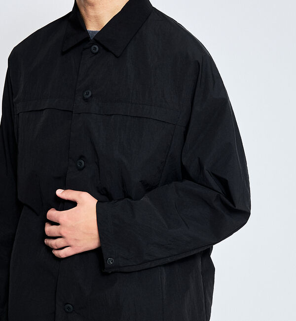 ABAHOUSE「【セットアップ対応】TUCK＆DARTS ワッシャーナイロン シャツブルゾン /」|シャツ・ブラウス|