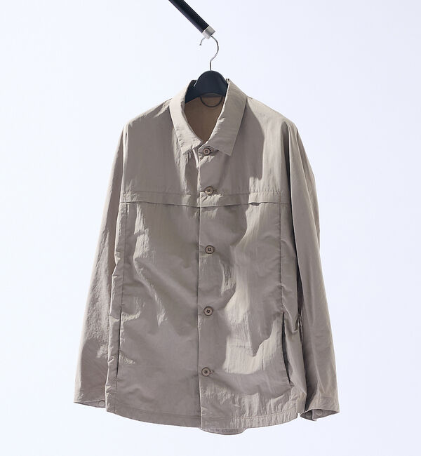 ABAHOUSE「【セットアップ対応】TUCK＆DARTS ワッシャーナイロン シャツブルゾン /」|シャツ・ブラウス|