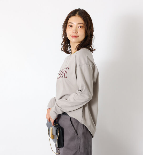 Rouge vif「別注【MICA&DEAL /マイカアンドディール】LADOME プリントロンT」|Tシャツ・カットソー|