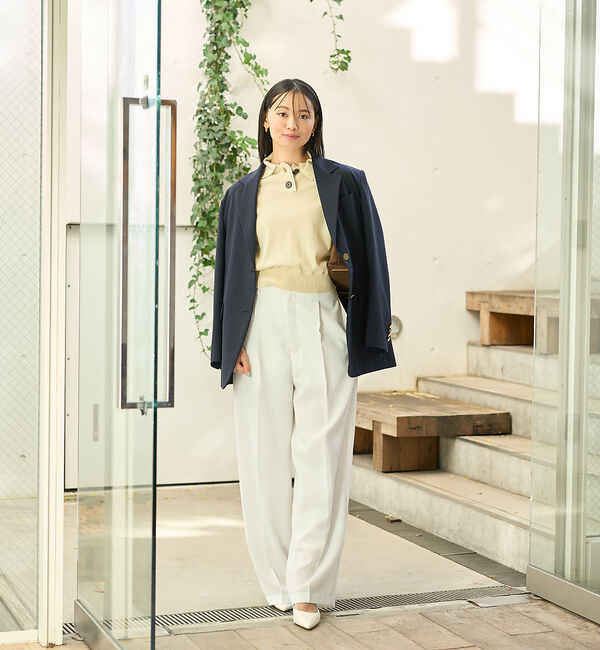 Rouge vif「【セットアップ対応】ビッグシルエットシングルジャケット」|テーラードジャケット|