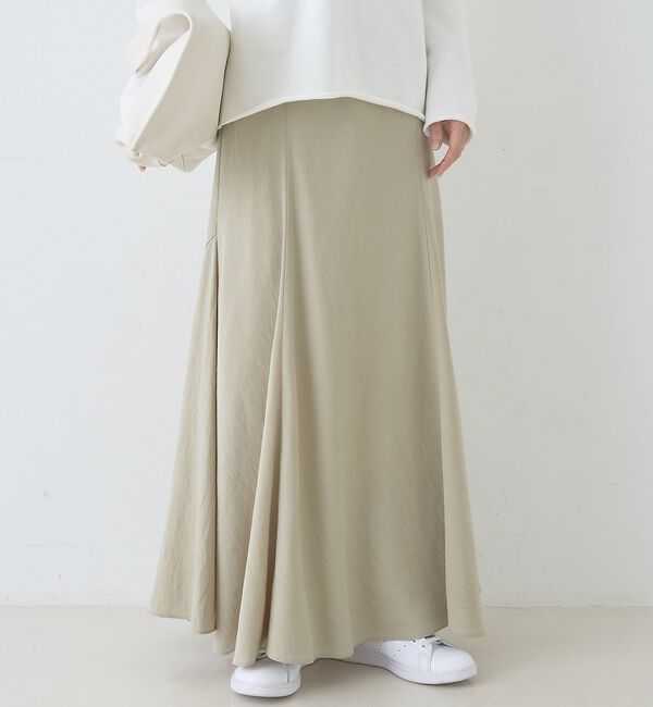 Rouge vif「【新色登場】切替マキシスカート」|スカート|