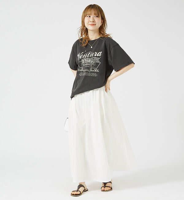 Rouge vif「イージーウエストギャザースカート」|スカート|