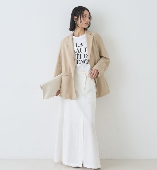 Rouge vif「バックフォト グラフィックロゴTシャツ」|Tシャツ・カットソー|