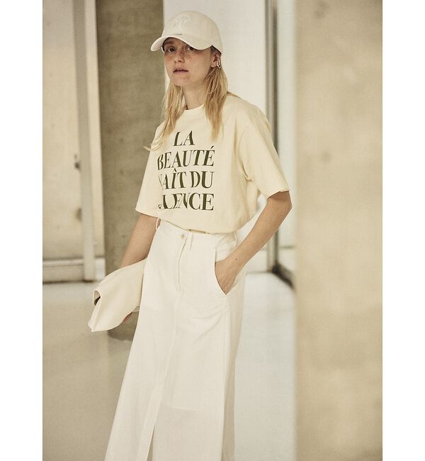 Rouge vif「バックフォト グラフィックロゴTシャツ」|Tシャツ・カットソー|