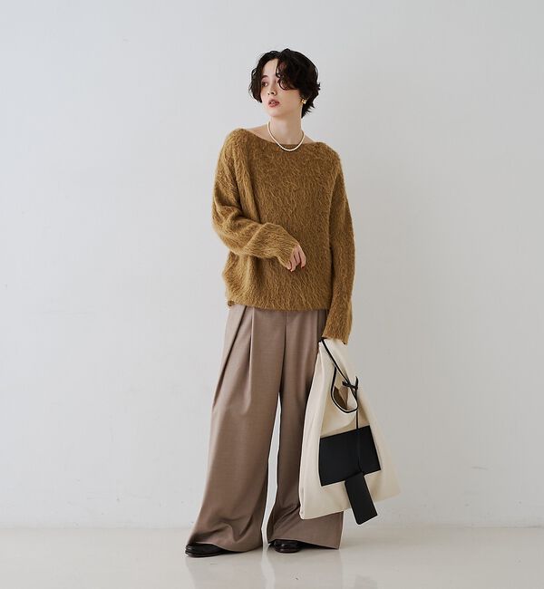 Rouge vif「タックワイドストレートパンツ」|その他|