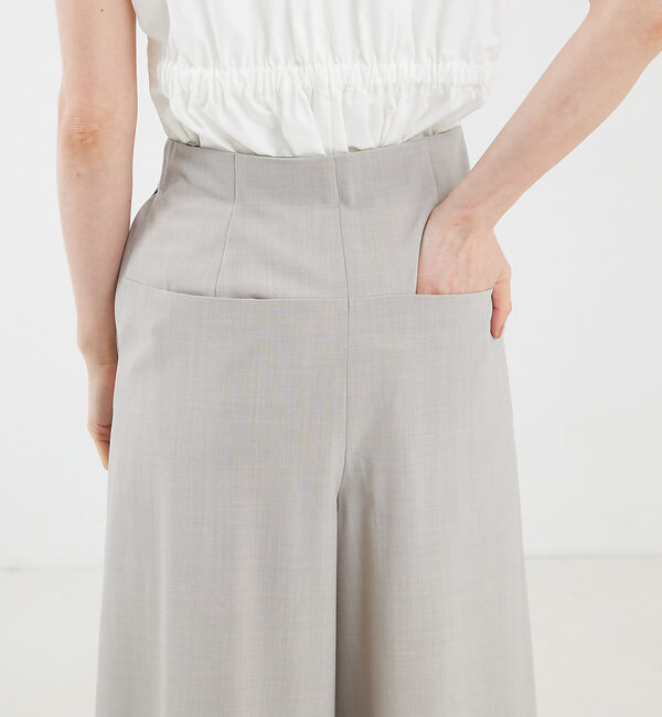qualite「サイドボタンクロップドパンツ」|その他|