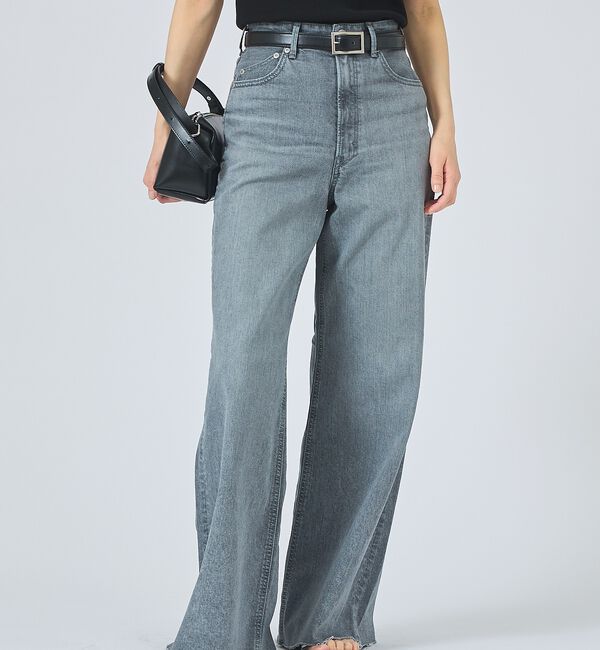 qualite「【YANUK】Wide Flare FRG ワイドフレアパンツ」|デニム|