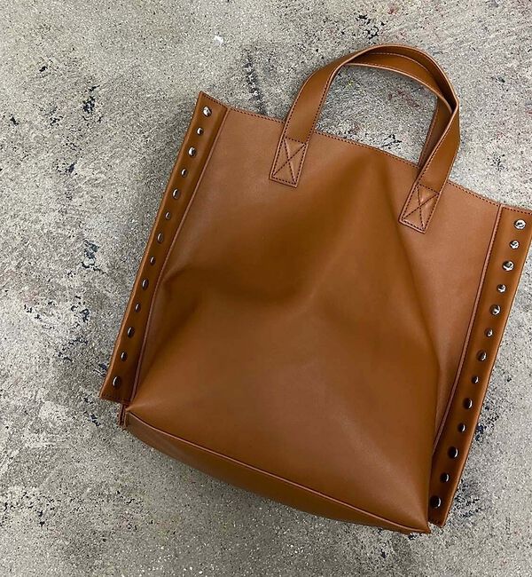 NOMINE「【cheek】rivet 2way tote 2WAY スタッズ トートバッグ」|トートバッグ|