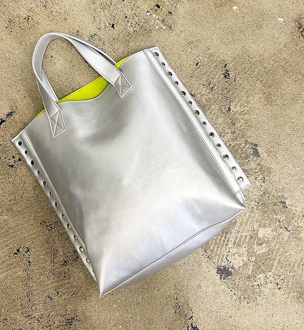 NOMINE「【cheek】rivet 2way tote 2WAY スタッズ トートバッグ」|トートバッグ|