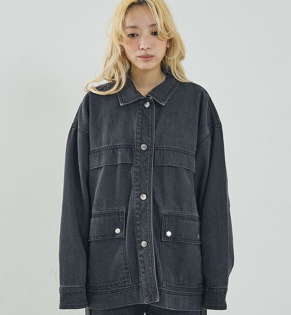NOMINE「【セットアップ対応】オーバーサイズ デニム ジャケット / カバーオール」|その他|
