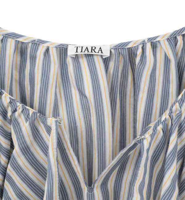 TIARA「フリルギャザーブラウス」|シャツ・ブラウス|