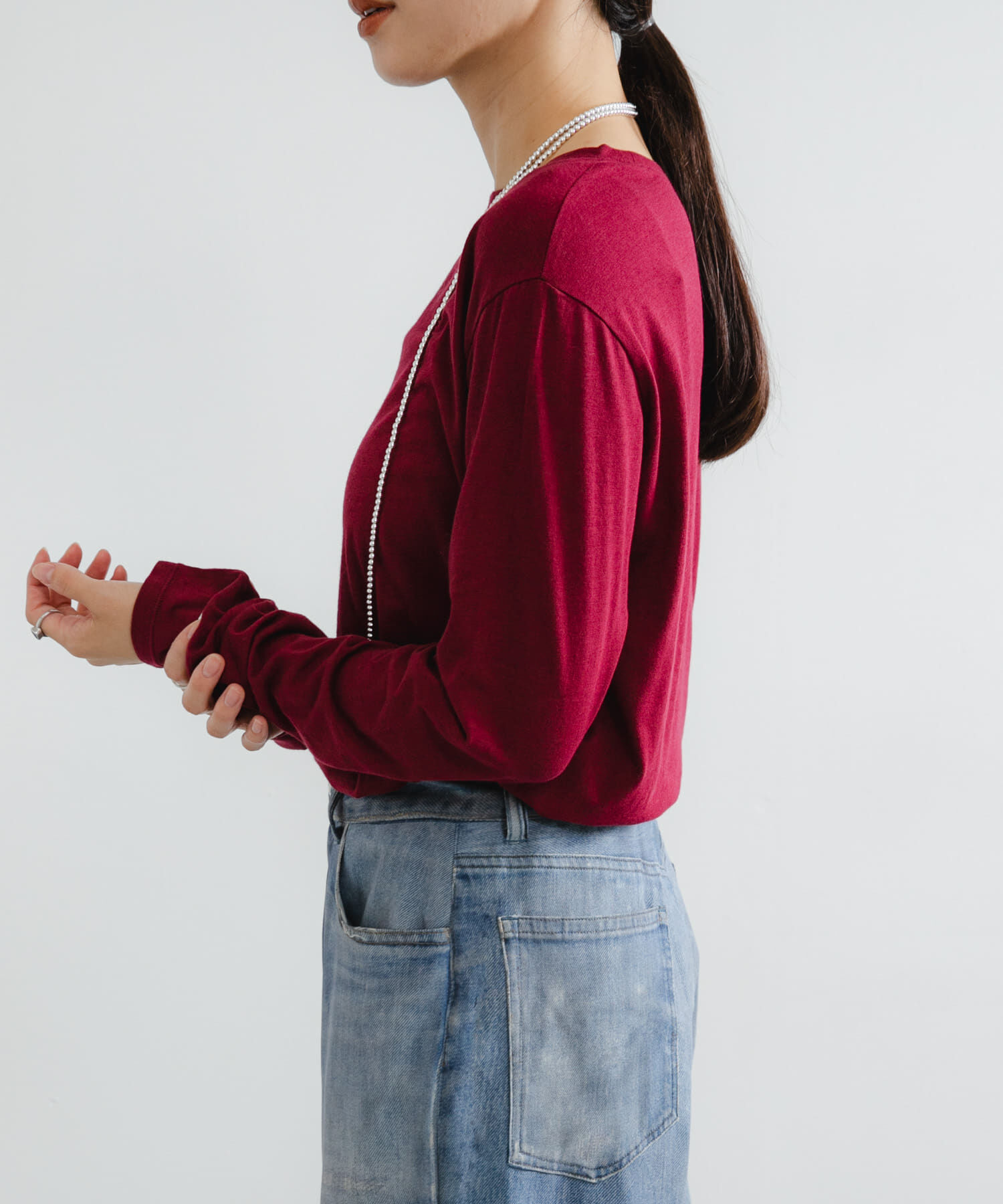 URBAN RESEARCH「ウールコットンロングスリーブカットソー」|Tシャツ・カットソー|