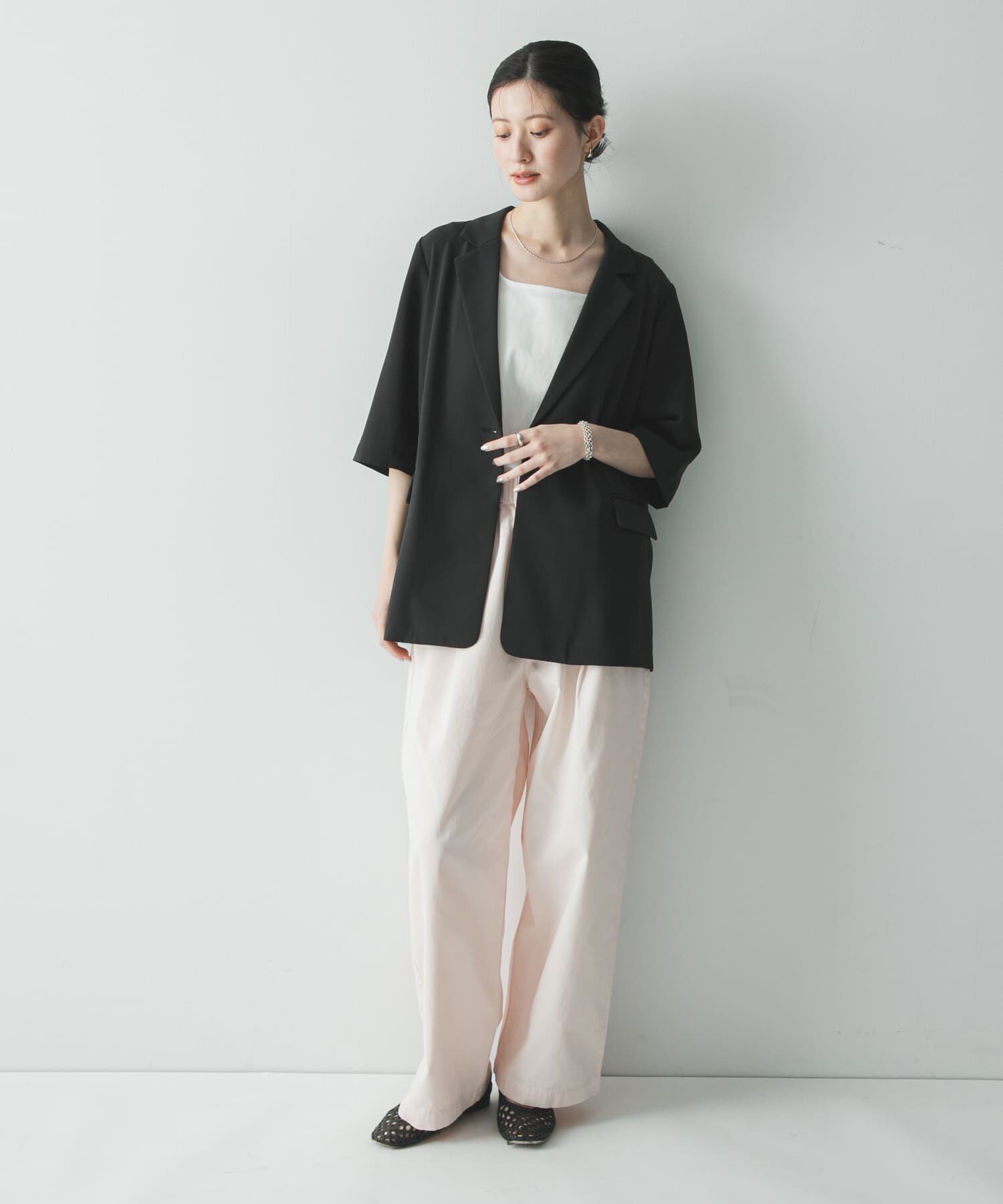 URBAN RESEARCH「『UR TECH DRYLUXE』ハーフスリーブジャケット」|その他|