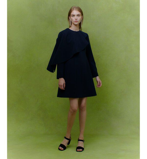 LOULOU WILLOUGHBY「【LOULOU WILLOUGHBY】2WAYケープワンピース」|ワンピース|