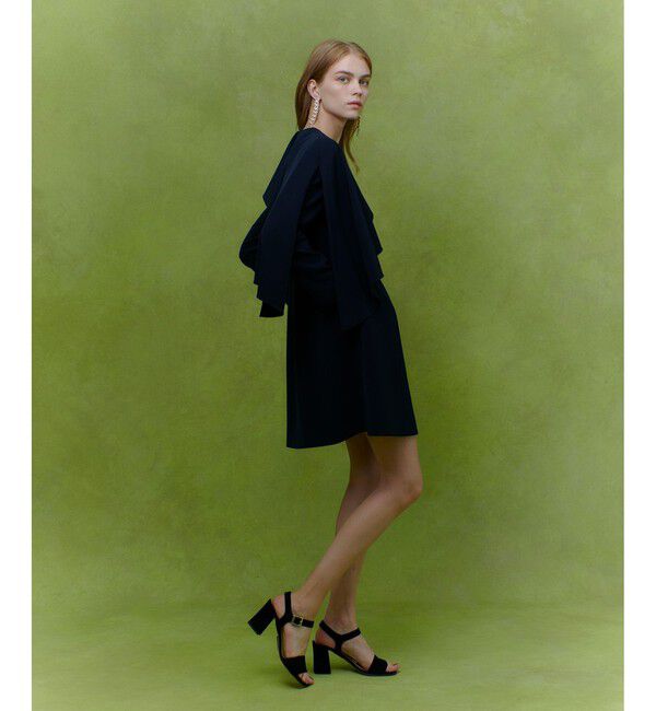 LOULOU WILLOUGHBY「【LOULOU WILLOUGHBY】2WAYケープワンピース」|ワンピース|