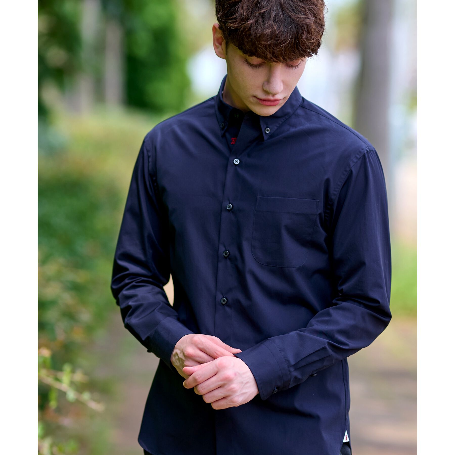 DRESSTERIOR「SUPIMA COTTON ボタンダウンシャツ」|シャツ・ブラウス|