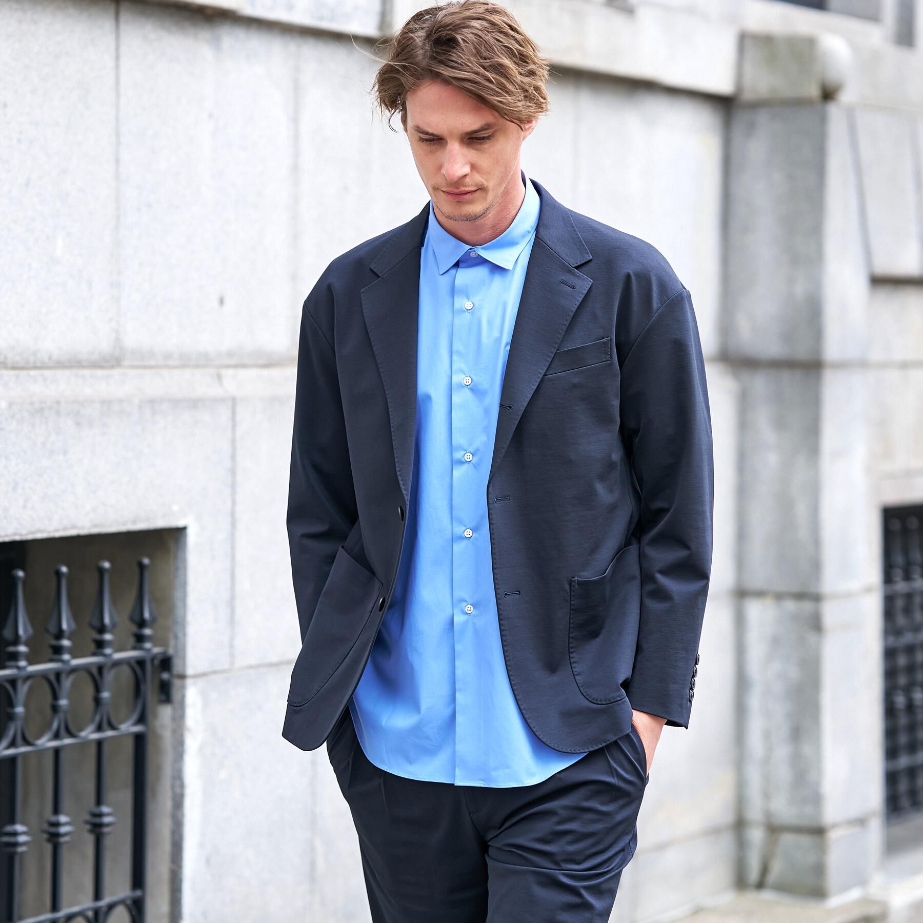 DRESSTERIOR「【干場義雅&times;MOVB&times;DRESSTERIOR】トリプルコラボ DUPLEX COTTON コンフォー」|テーラードジャケット|