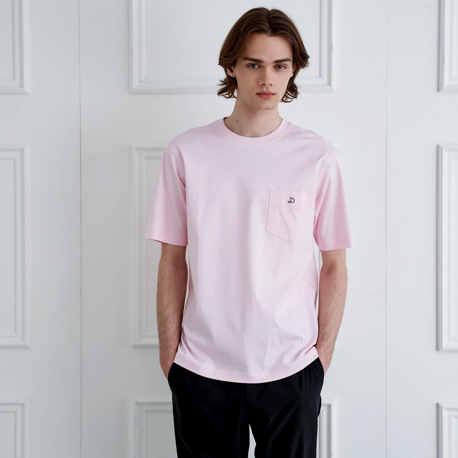 DRESSTERIOR「【接触冷感／抗菌防臭／消臭】ICE CLEAR COTTON ポケットTシャツ」|Tシャツ・カットソー|