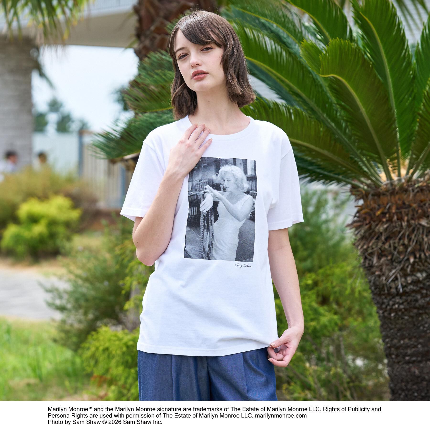 DRESSTERIOR「【別注】マリリンモンロー/オフショットプリントT」|Tシャツ・カットソー|