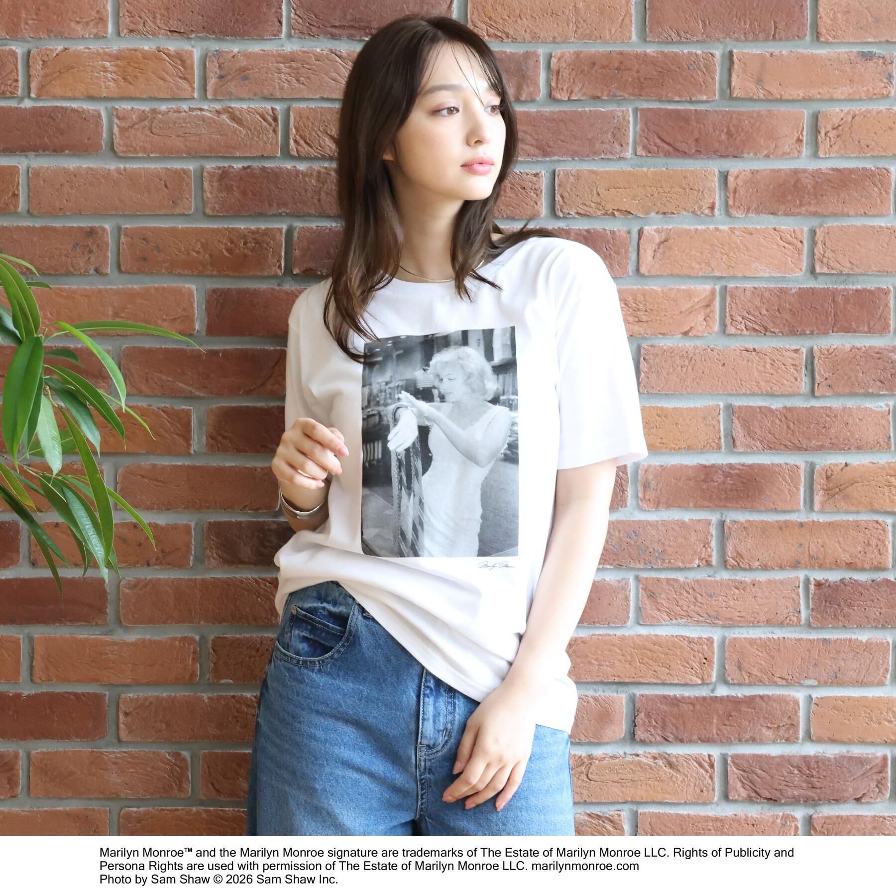 DRESSTERIOR「【別注】マリリンモンロー/オフショットプリントT」|Tシャツ・カットソー|