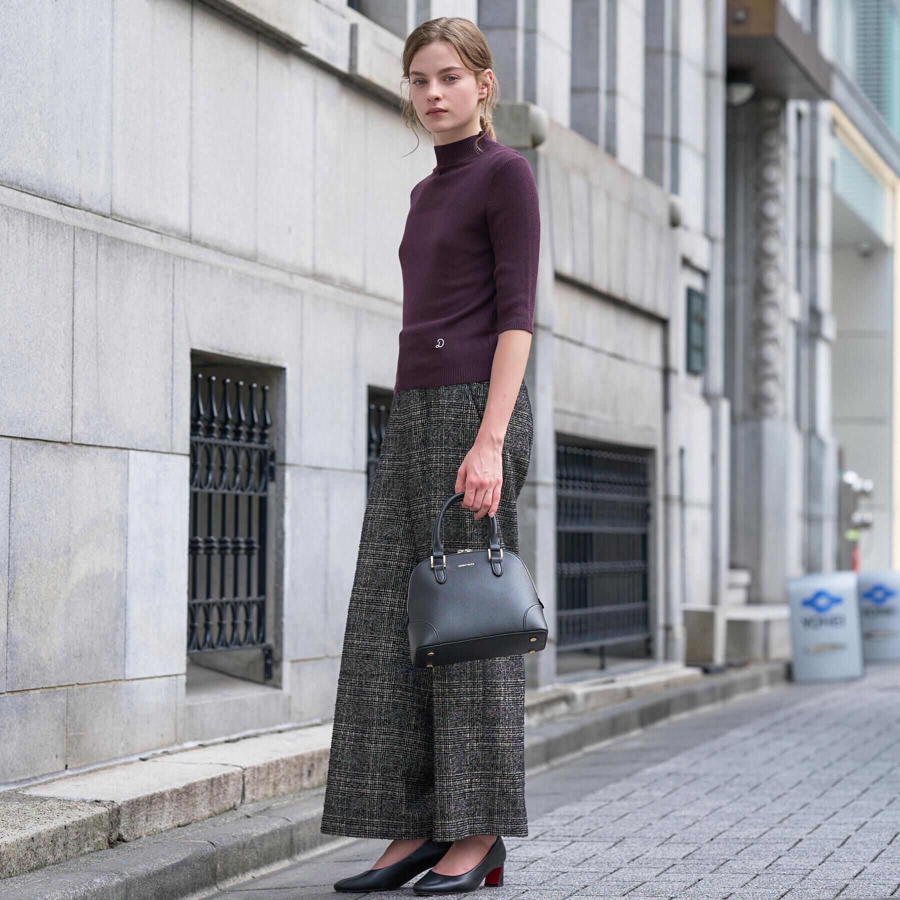 DRESSTERIOR「【接触冷感】クールタッチ ハーフスリーブニット」|ニット・セーター|