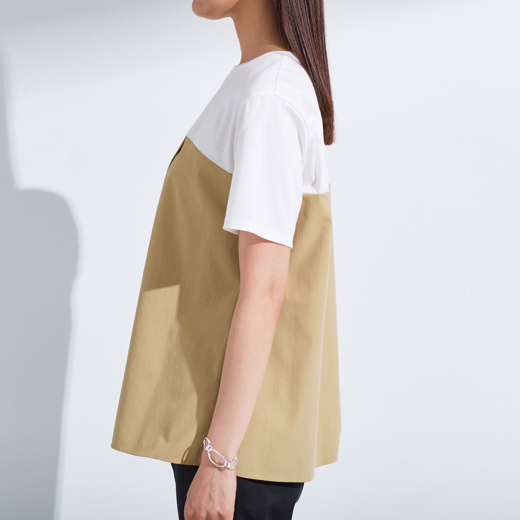 INDIVI「【洗える】ビスチェレイヤード風トップス」|Tシャツ・カットソー|