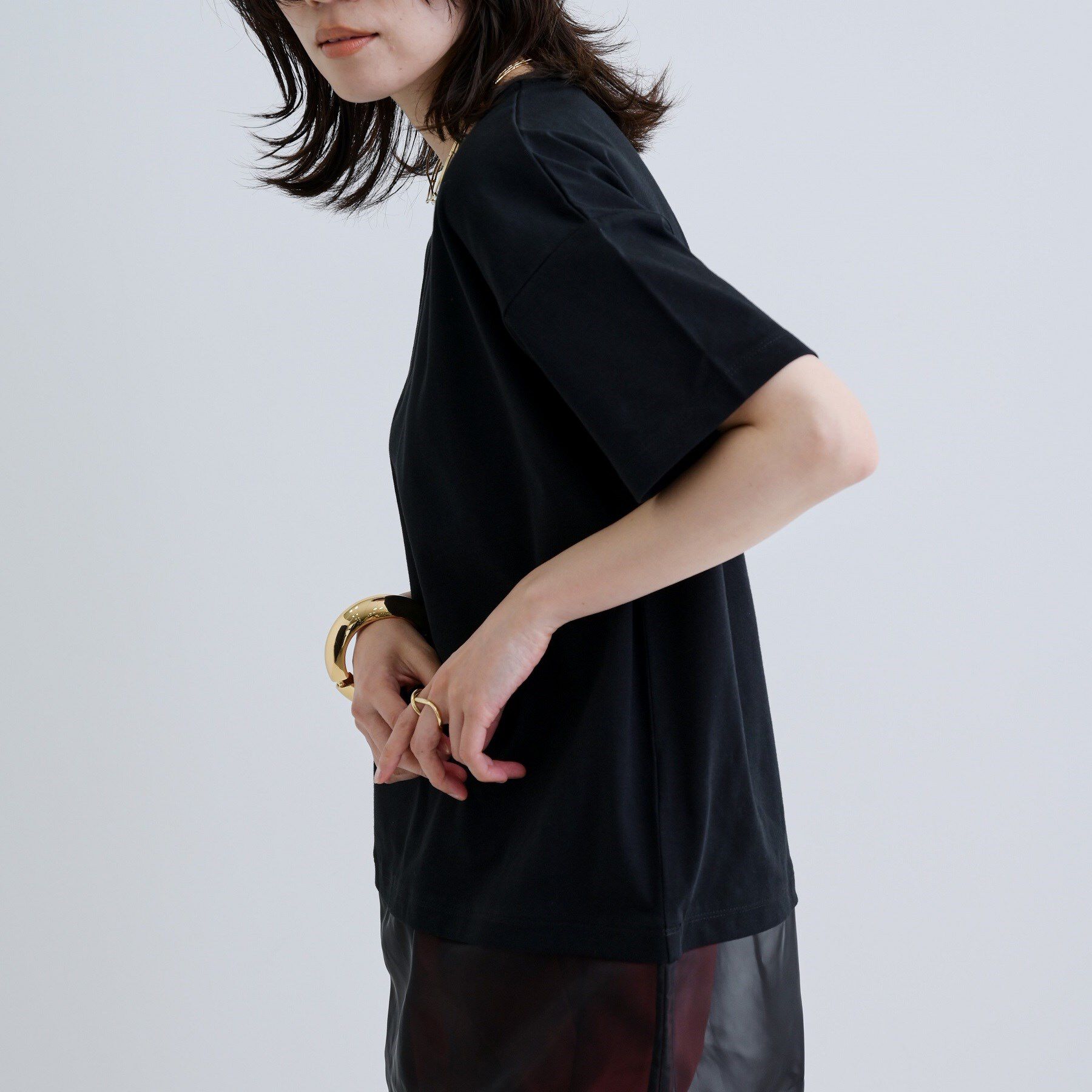 GALLEST「シアードッキングTシャツ」|Tシャツ・カットソー|