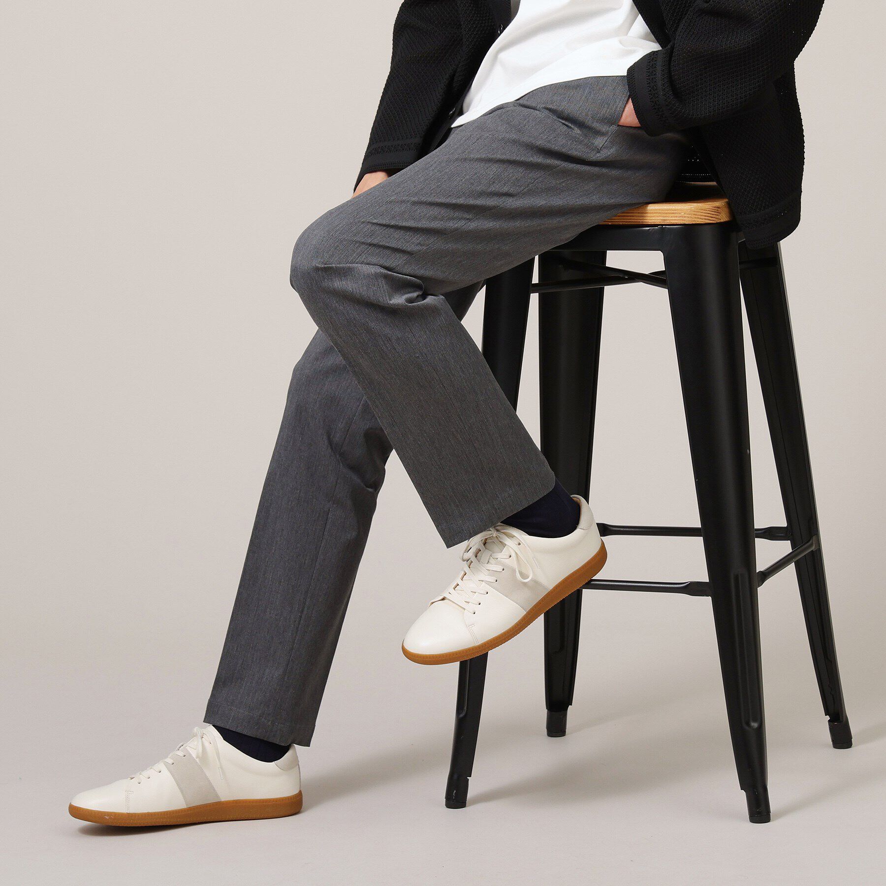 TAKEO KIKUCHI「【オフィスカジュアル対応】ドレス チノパンツ」|その他|チャコールグレー(7
