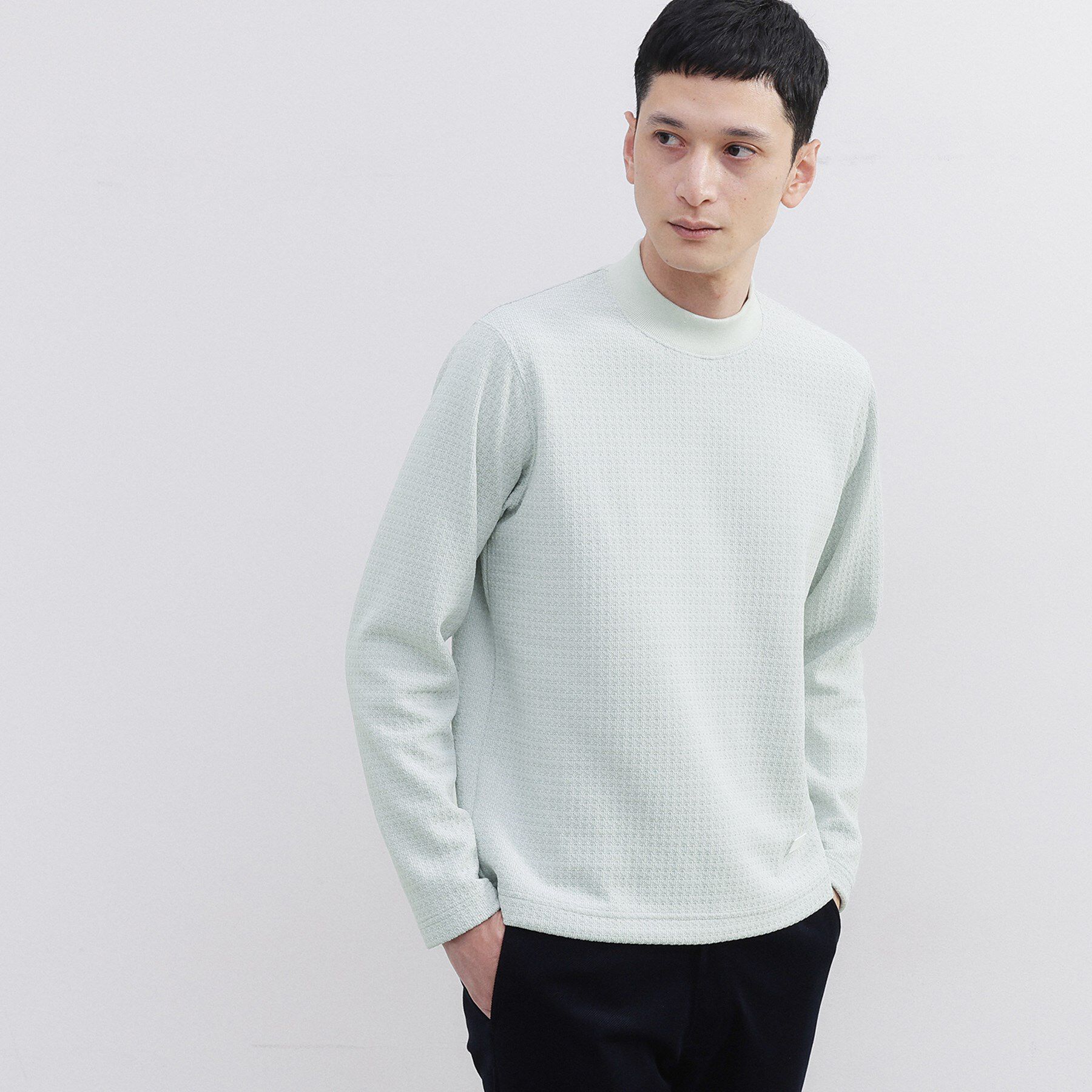 TAKEO KIKUCHI「モールクオーターモックネック」|Tシャツ・カットソー|