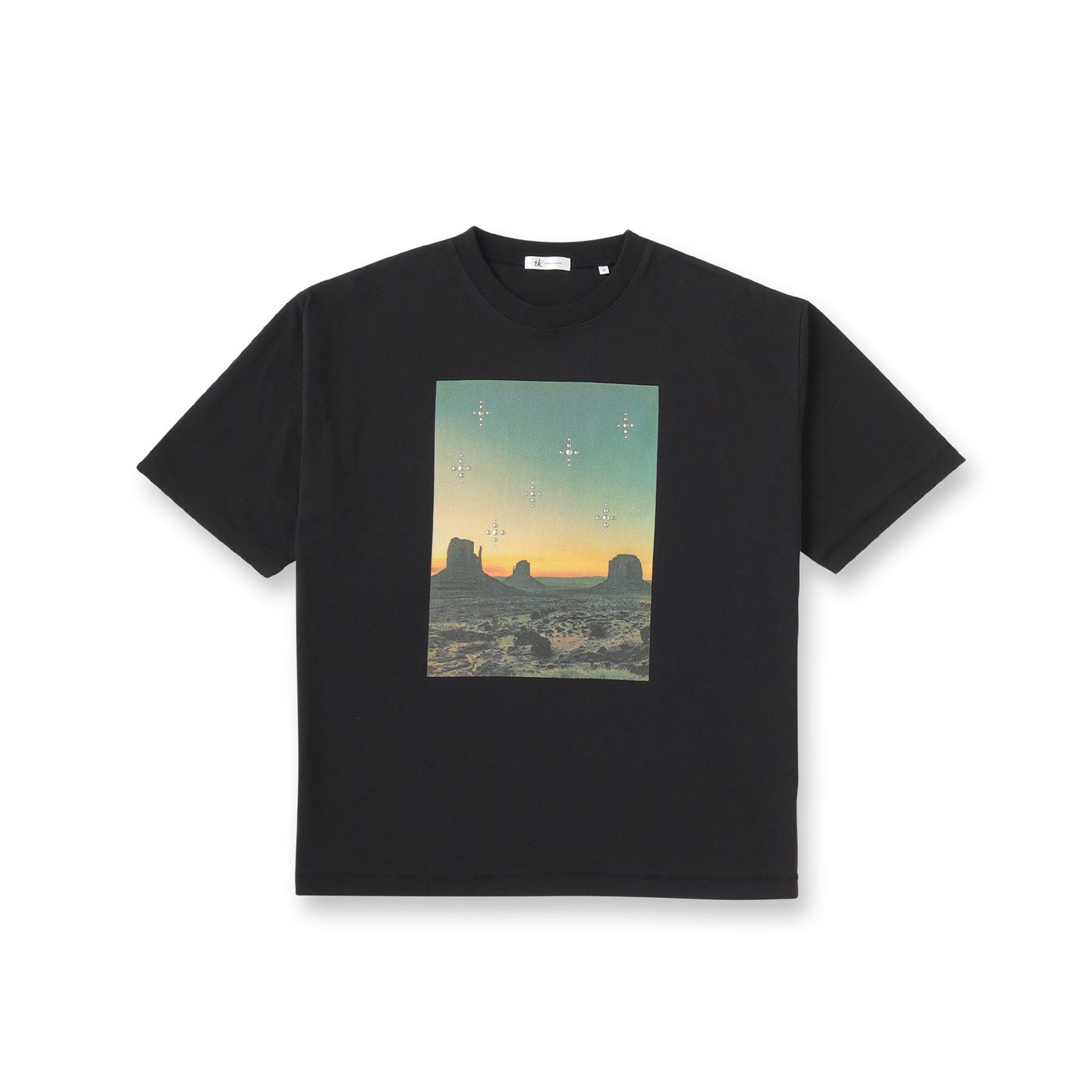 tk.TAKEO KIKUCHI「ウェスタンフォトスタッズTシャツ」|Tシャツ・カットソー|