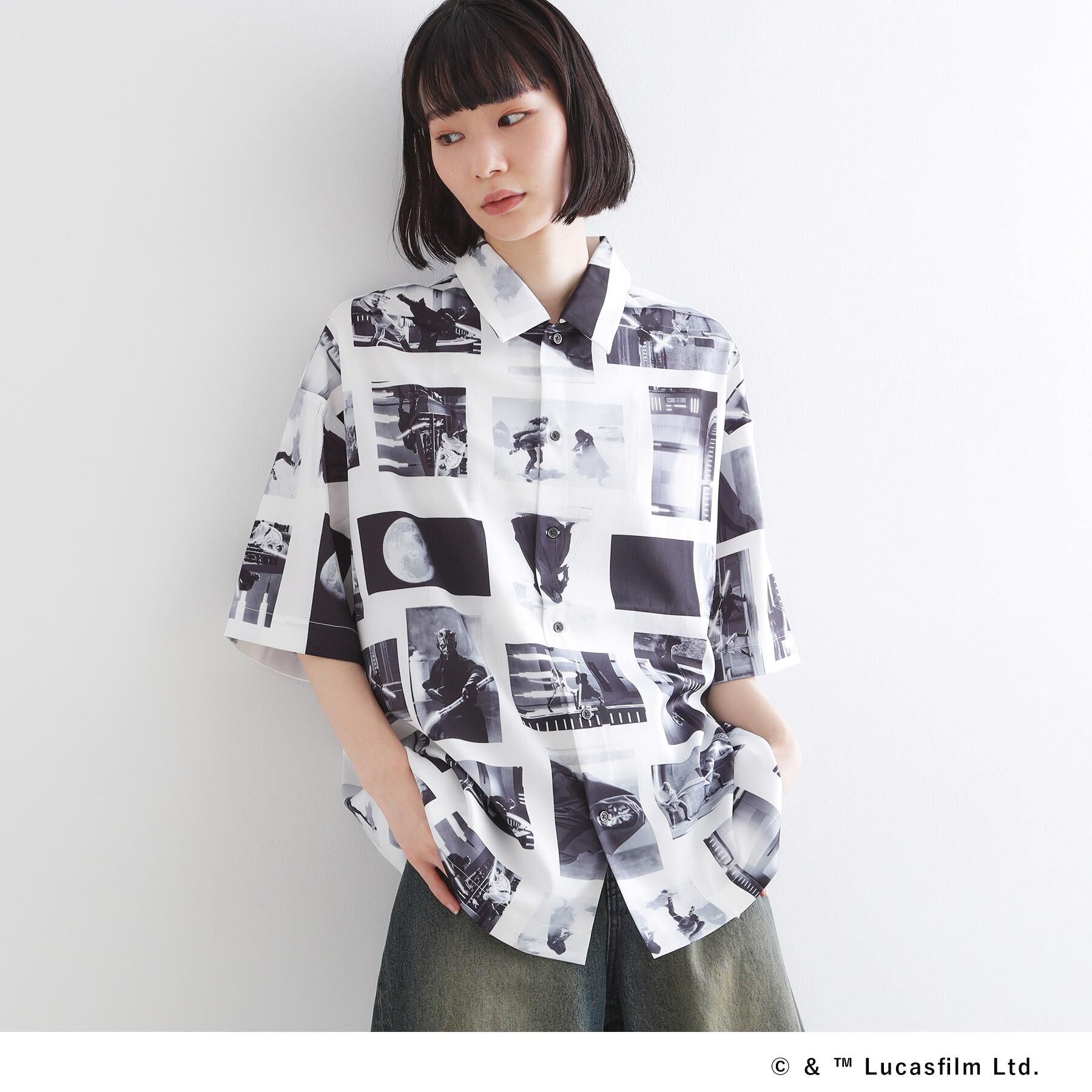 tk.TAKEO KIKUCHI「【STAR WARS】Capsule Collection 2WAY半袖シャツ」|シャツ・ブラウス|