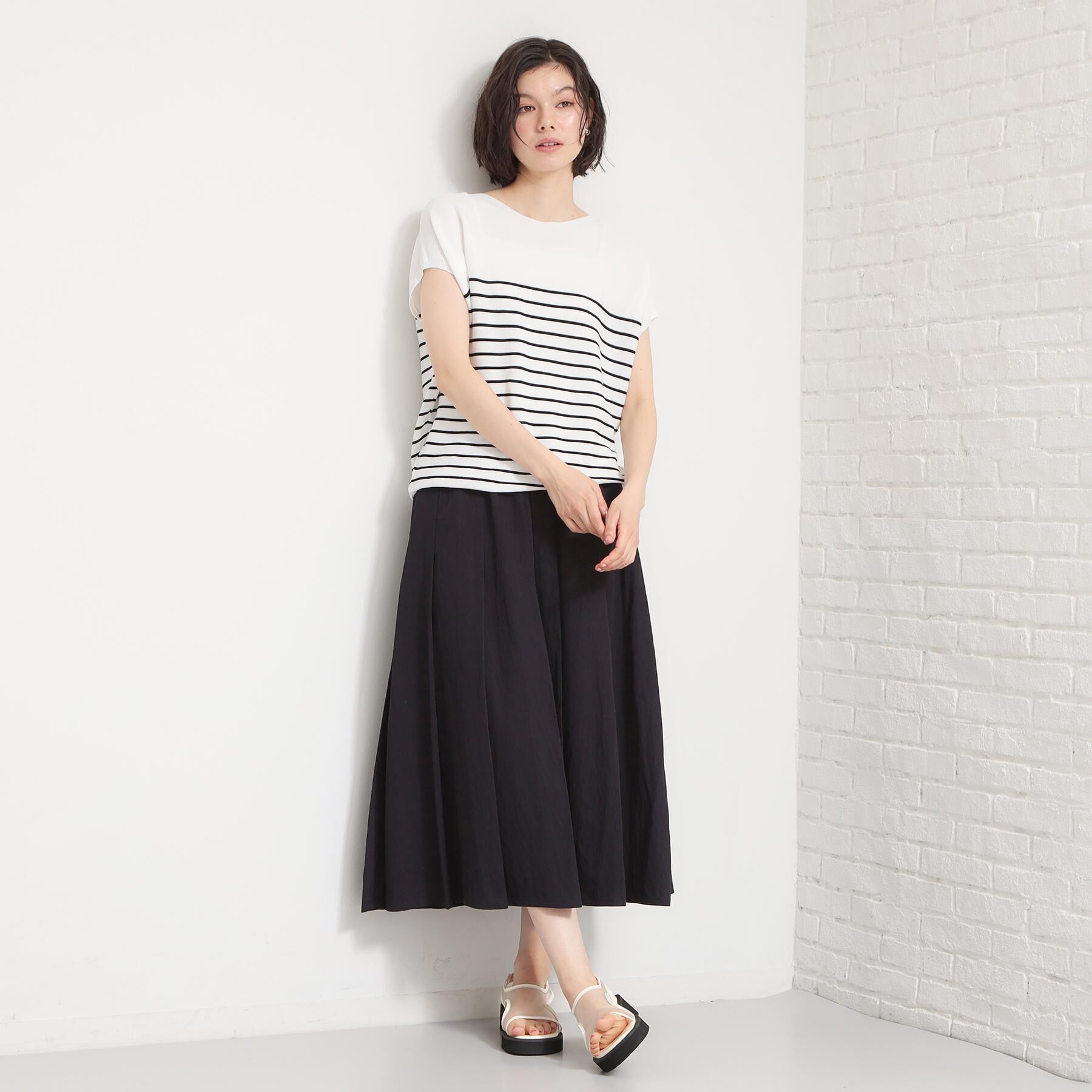 THE SHOP TK「【6色展開】さらさらフレンチニット【毛玉になりにくい/洗濯機OK】」|ニット・セーター|