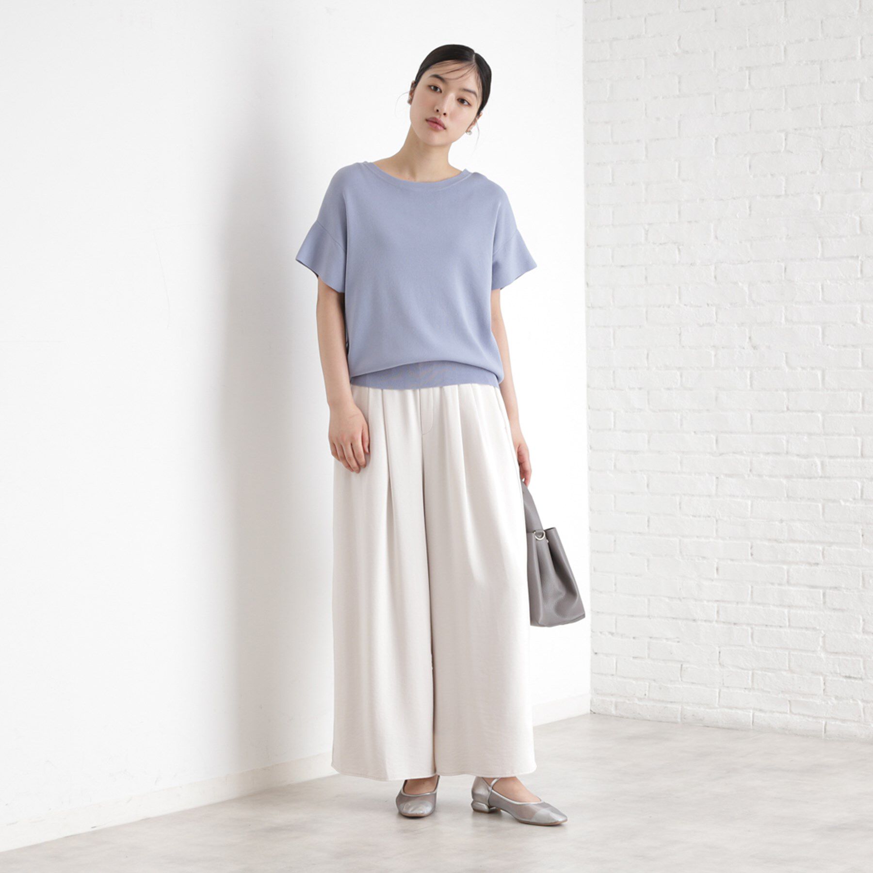 THE SHOP TK「タックワイドパンツ【UV/洗濯機OK/セットUP可】」|その他|