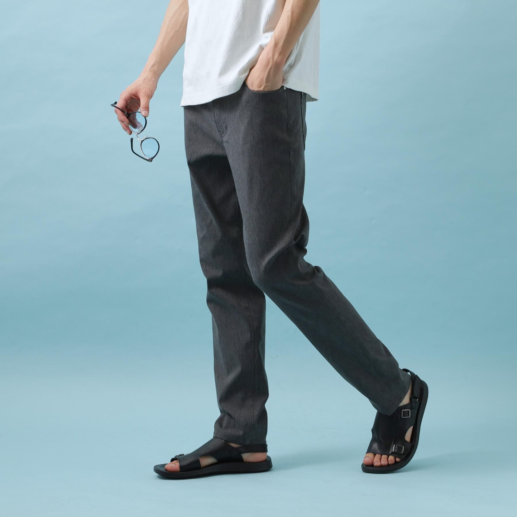 THE SHOP TK「プレミアムスキニーパンツ ストレッチ+ 接触冷感／洗濯機OK」|その他|