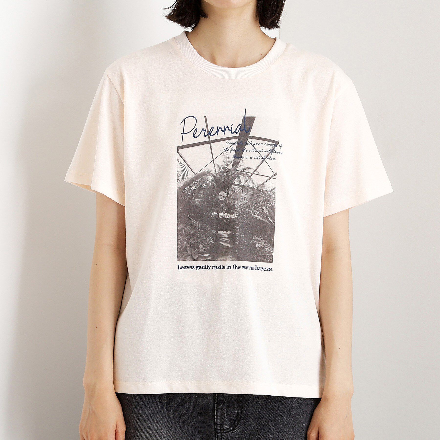THE SHOP TK「カレッジ＆フォトプリントTシャツ【洗濯機OK】」|Tシャツ・カットソー|