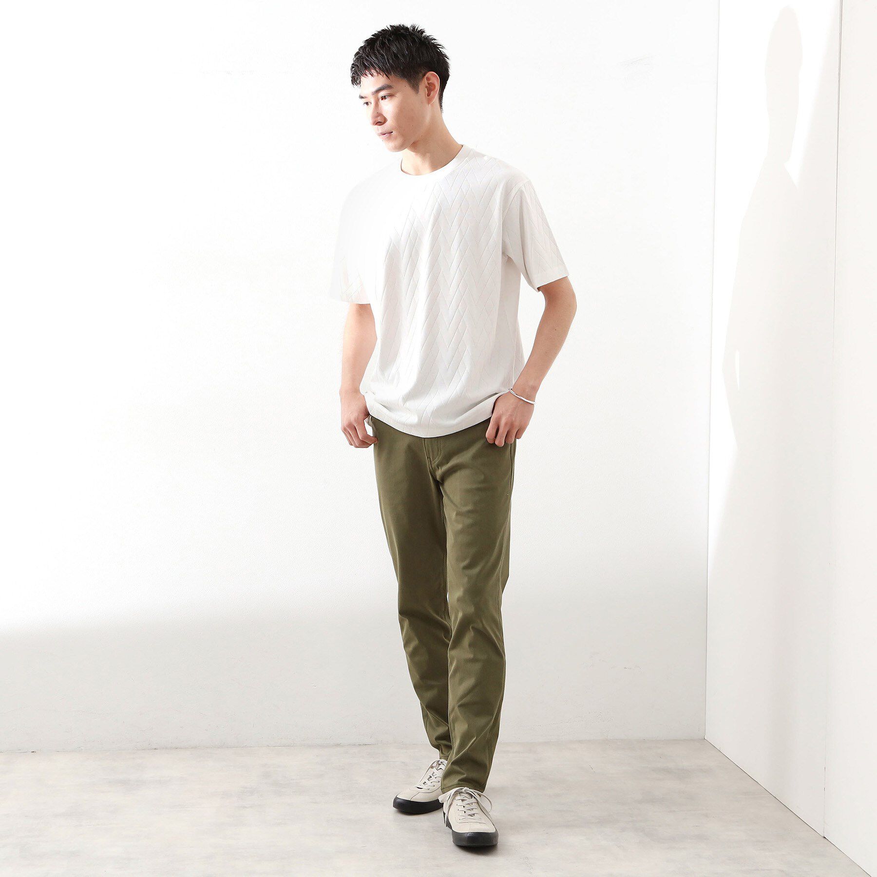 THE SHOP TK「【好評につき再入荷！】ジオメトリックリンクス半袖Tシャツ」|Tシャツ・カットソー|